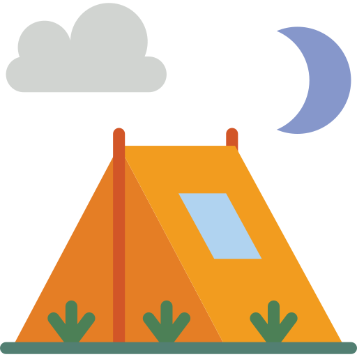 Tent Basic Miscellany Flat icon
