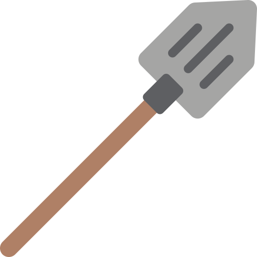 Shovel Basic Miscellany Flat icon