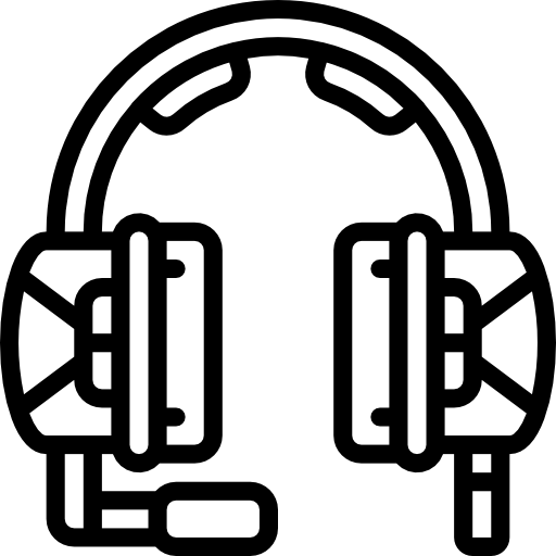 ヘッドセット Basic Miscellany Lineal icon