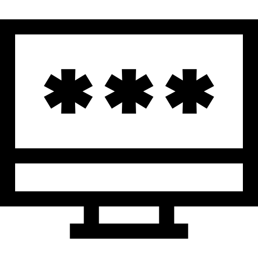 パスワード Basic Straight Lineal icon