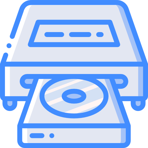 Cd player Basic Miscellany Blue icon