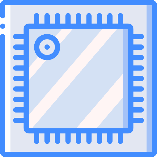 cpu Basic Miscellany Blue icon