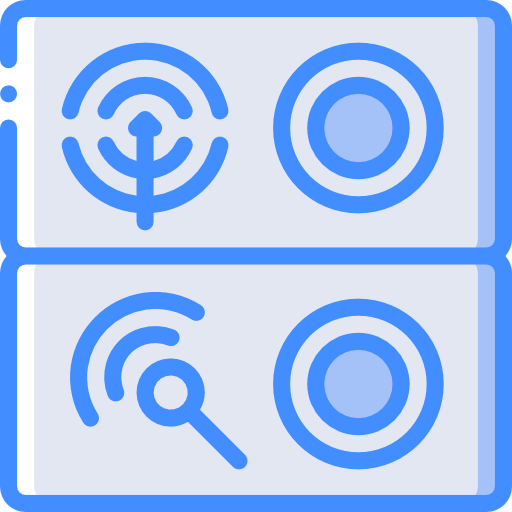 Sound ports Basic Miscellany Blue icon