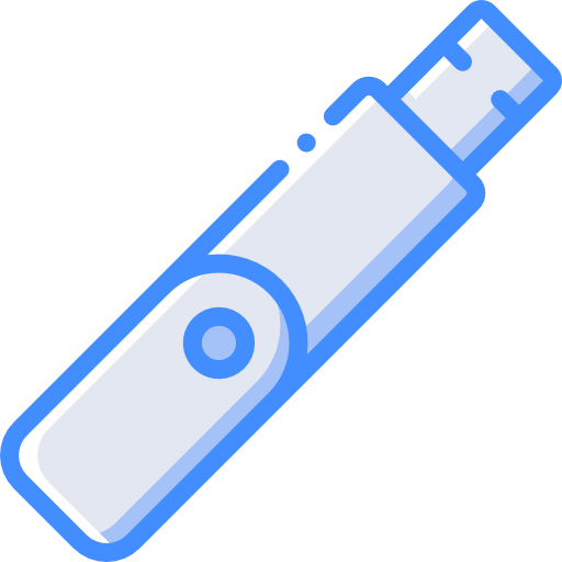 pen drive Basic Miscellany Blue Ícone