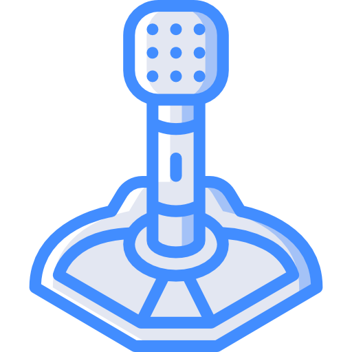 Microphone Basic Miscellany Blue icon