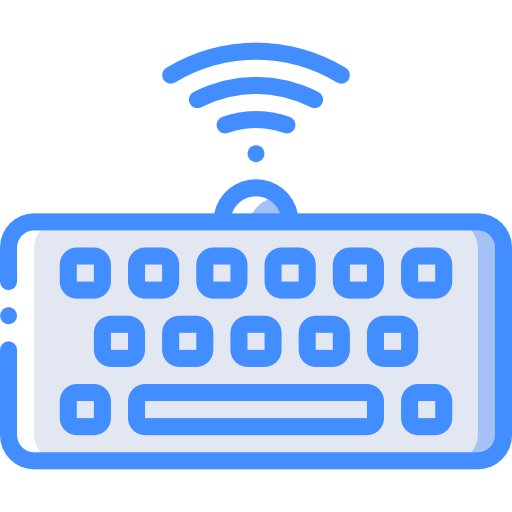 Keyboard Basic Miscellany Blue icon