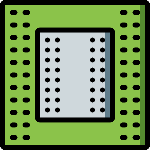 Motherboard Basic Miscellany Lineal Color icon