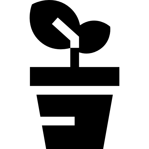 croissance Basic Straight Filled Icône