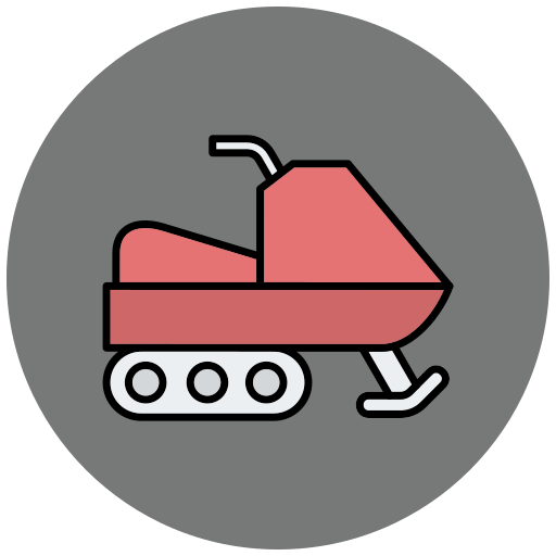 Snow vehicle Generic color lineal-color icon