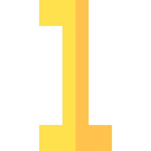 1 Basic Straight Flat иконка