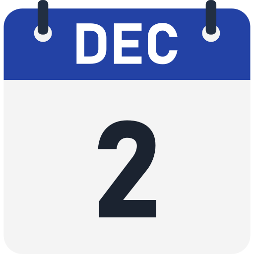 December 2 Generic Flat icon