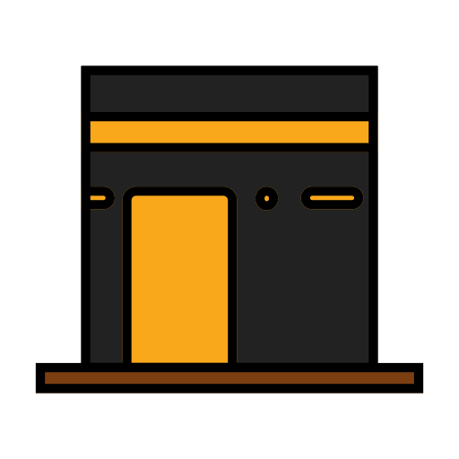 カーバ神殿 Generic Outline Color icon
