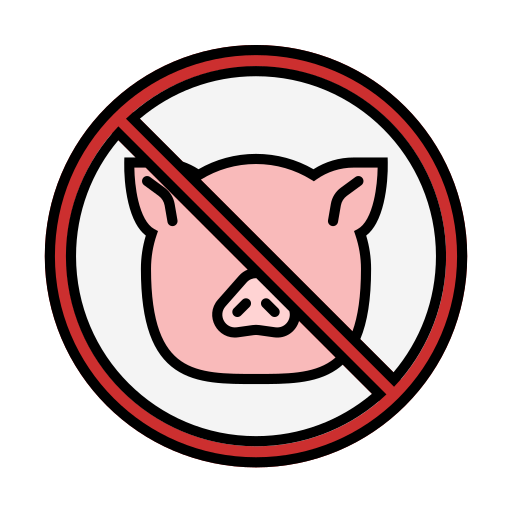 kein schweinefleisch Generic Outline Color icon