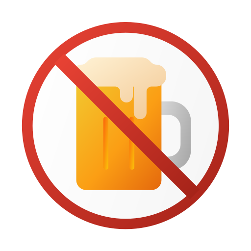 kein bier Generic Flat Gradient icon