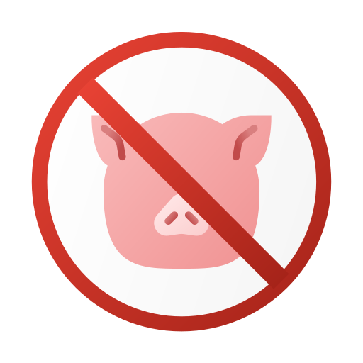Без свинины Generic Flat Gradient иконка