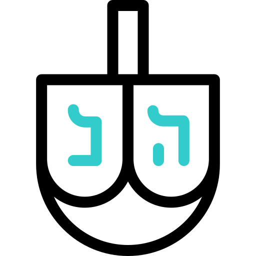 dreidel Basic Accent Outline icono