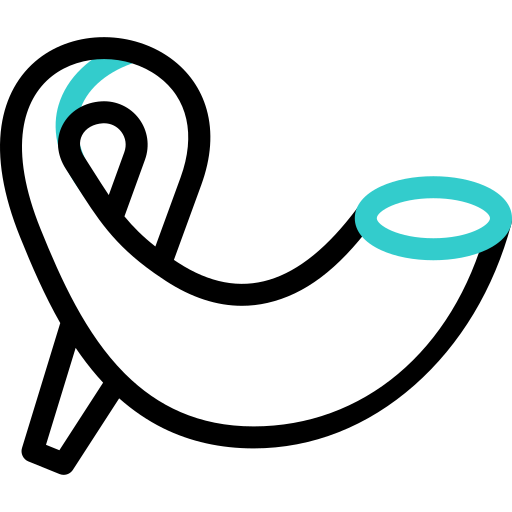 shofar Basic Accent Outline icono