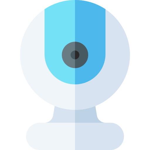 Webcam Basic Rounded Flat icon