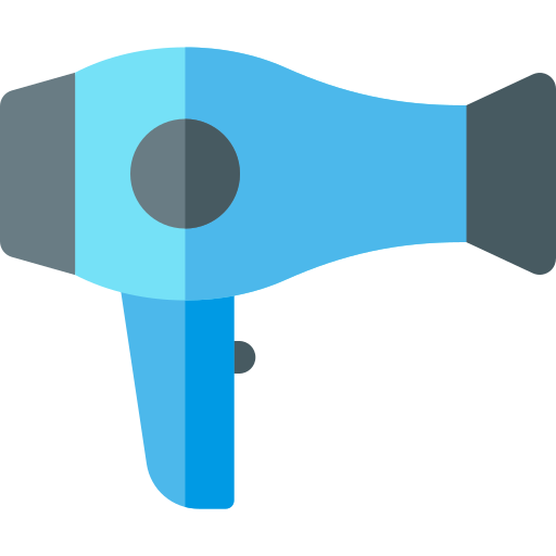 Hair dryer Basic Rounded Flat icon