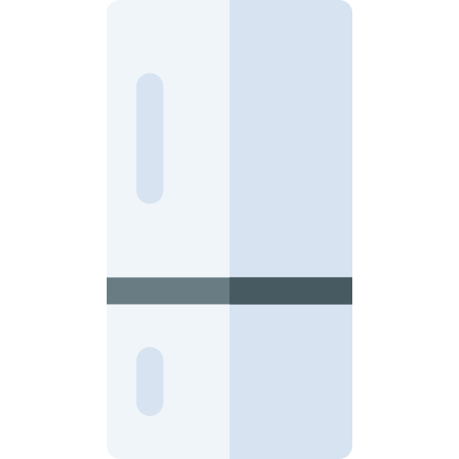 refrigerador Basic Rounded Flat icono