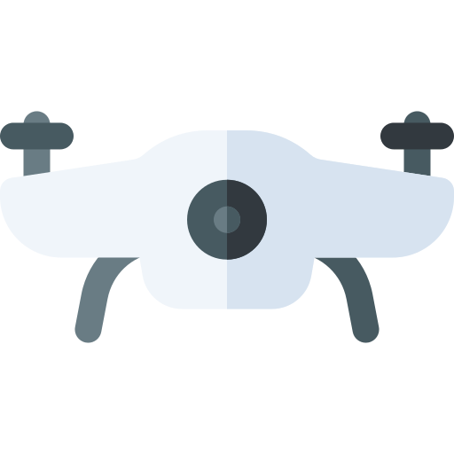 drone Basic Rounded Flat icoon