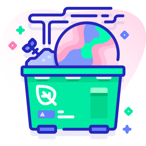 Trash Special Ungravity Lineal color icon