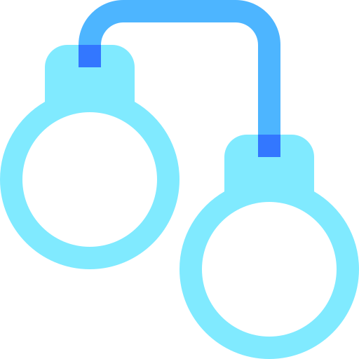 Handcuffs Basic Sheer Flat icon