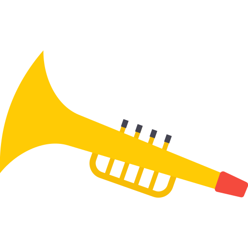 trompette Generic Flat Icône