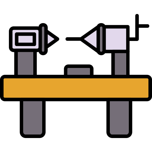 선반 기계 Generic Outline Color icon