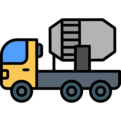 mixer vrachtwagen Generic Outline Color icoon