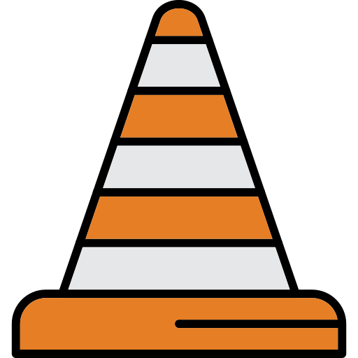 Cone Generic Outline Color icon