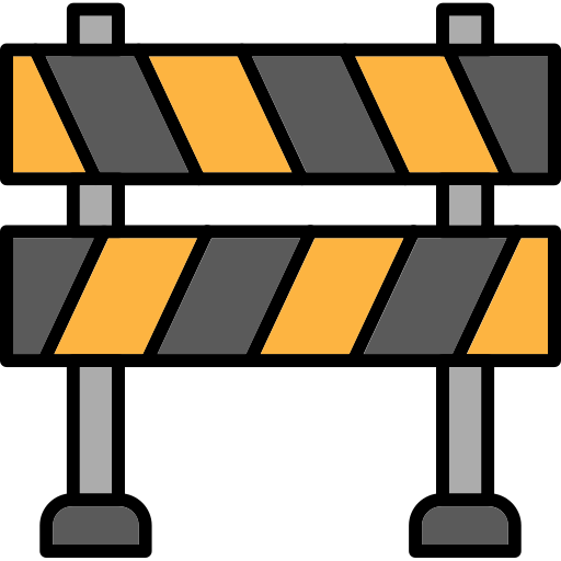 Barrier Generic Outline Color icon