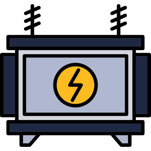 전력 변압기 Generic Outline Color icon