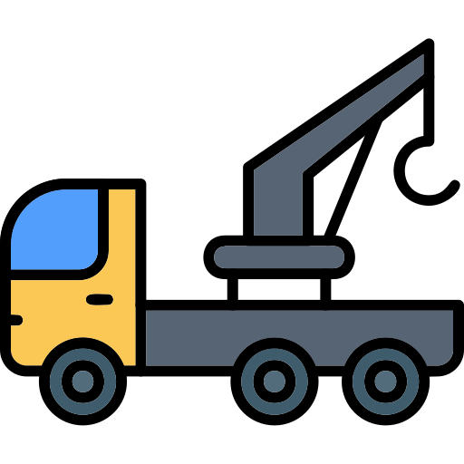 Crane truck Generic Outline Color icon