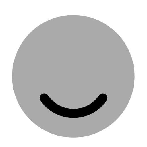 emoji Generic Grey icoon