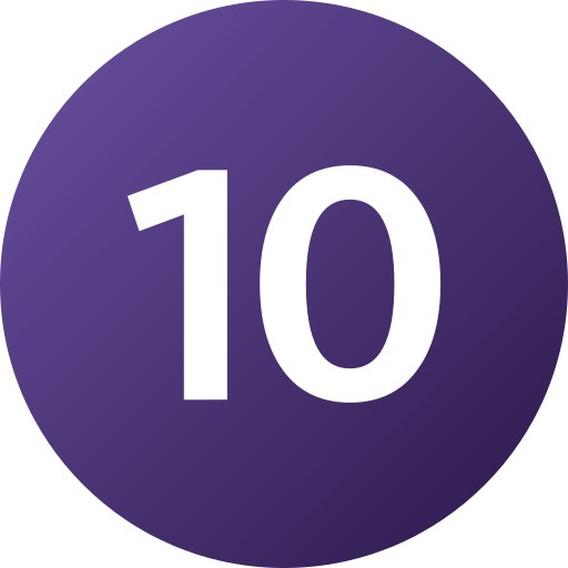 tien Generic Flat Gradient icoon
