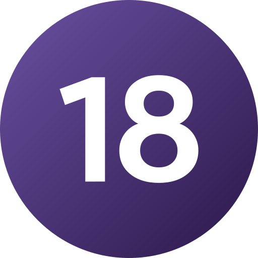 achtzehn Generic Flat Gradient icon