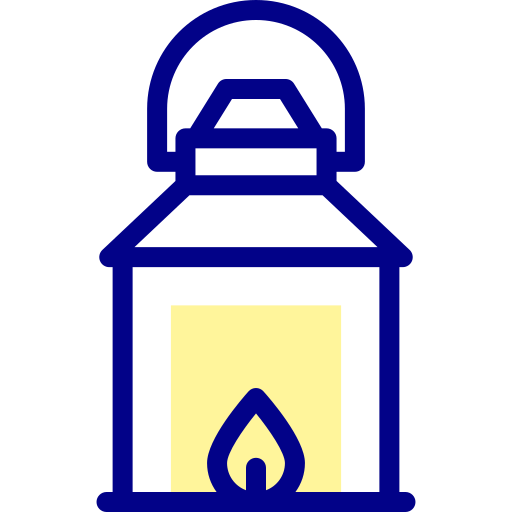 lampa naftowa Detailed Mixed Lineal color ikona