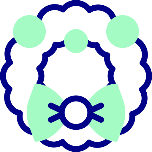 花輪 Detailed Mixed Lineal color icon