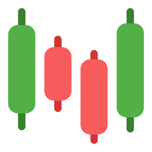 gráfico de velas Generic Flat icono