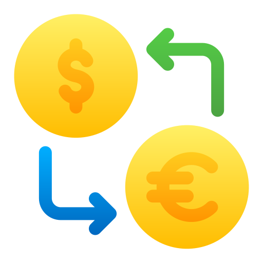 Exchange Generic Flat Gradient icon