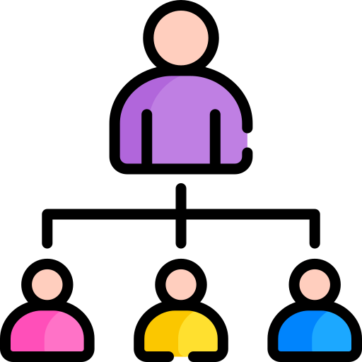 organización Special Lineal color icono