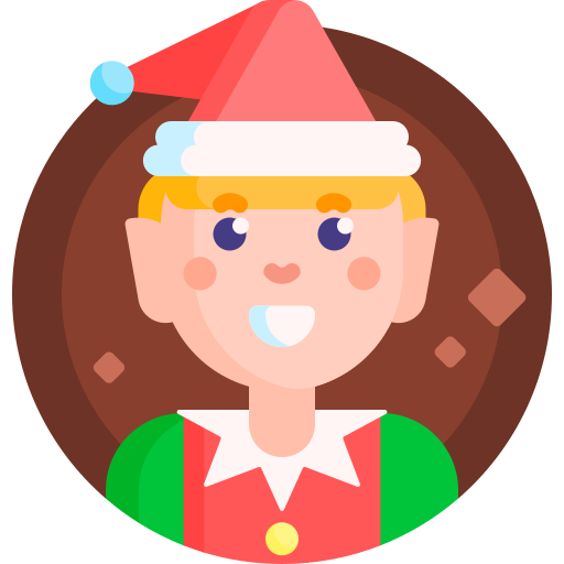 Christmas Elf Detailed Flat Circular Flat icon