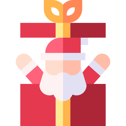 Santa Claus Basic Straight Flat icon