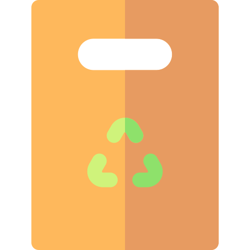 eco packaging Basic Rounded Flat иконка