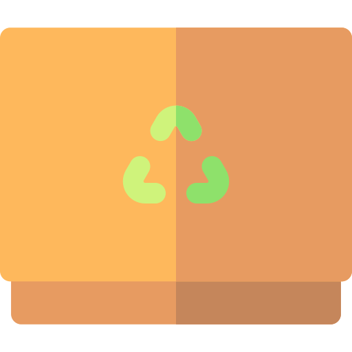 eco packaging Basic Rounded Flat иконка