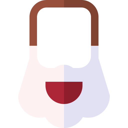 ひげ Basic Straight Flat icon