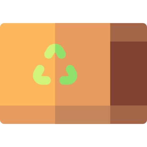 opakowania ekologiczne Basic Rounded Flat ikona