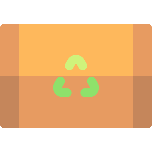 opakowania ekologiczne Basic Rounded Flat ikona