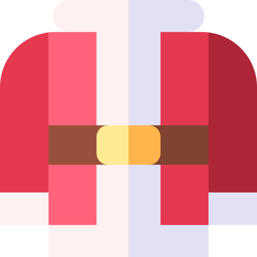 Santa Basic Straight Flat icon